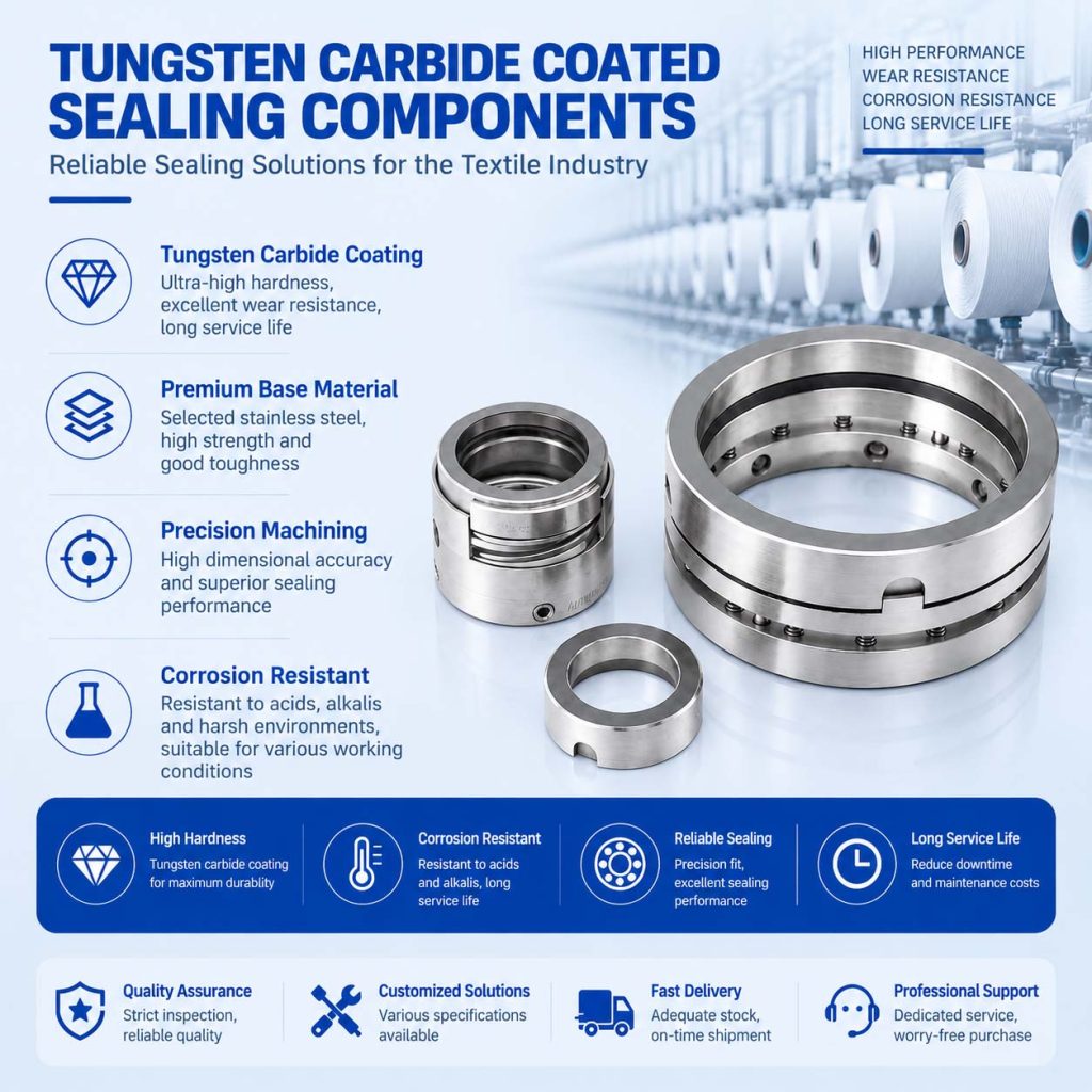 Chromium Oxide Coated Guide Wheel and Traction Wheel