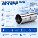 Tungsten Carbide Coated Shaft Sleeve Guide Wheel