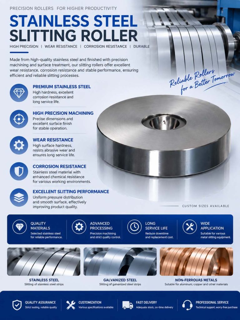 Ceramic Coating for Stainless Steel Slitting Rollers