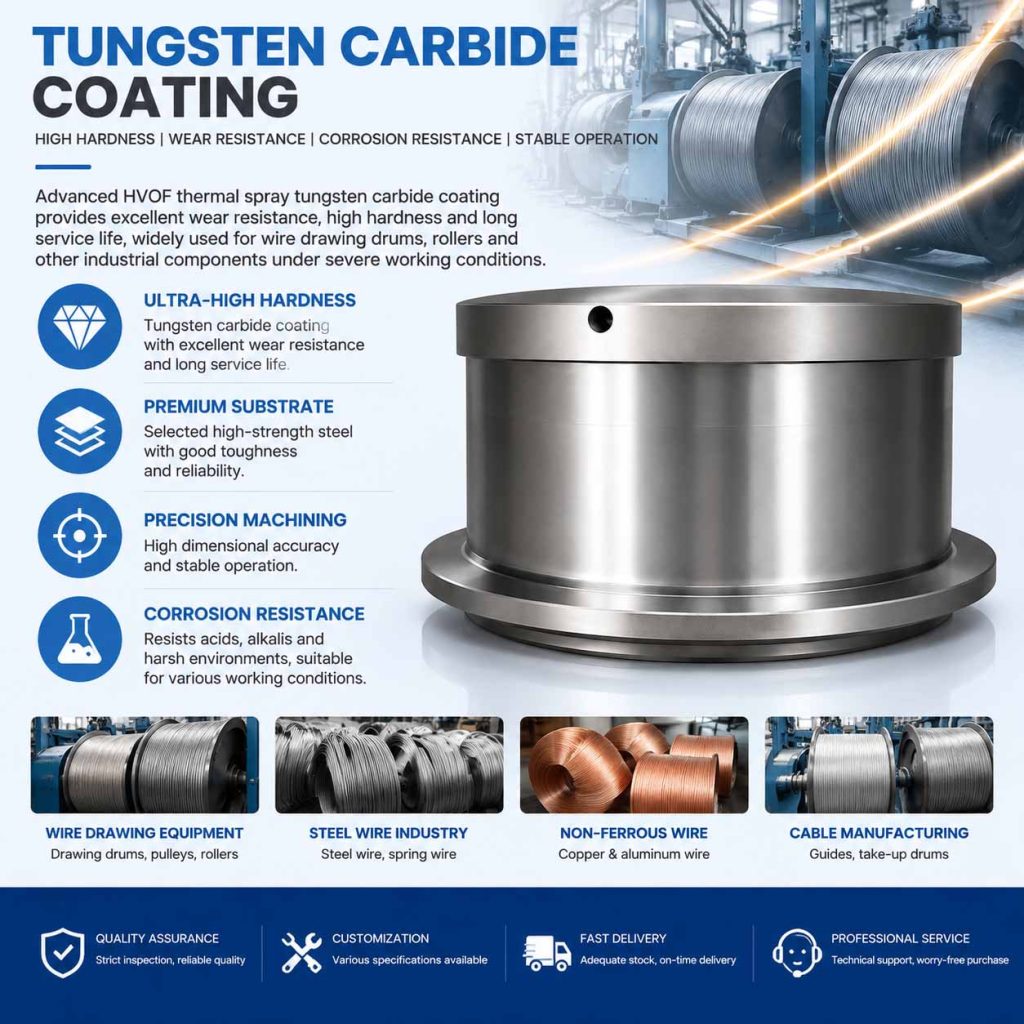 Tungsten Carbide Steel Ring for Wire Drawing Drums