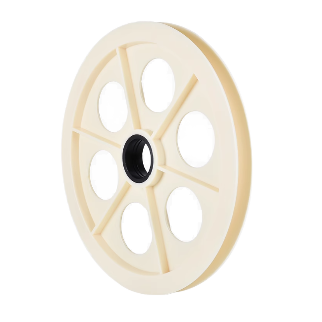 HJK Round D200 Belt PU Pulley 28mm Bore 1 Groove 20 Width 12-18 Months Warranty OEM Customizable Wire Drawing Industrial