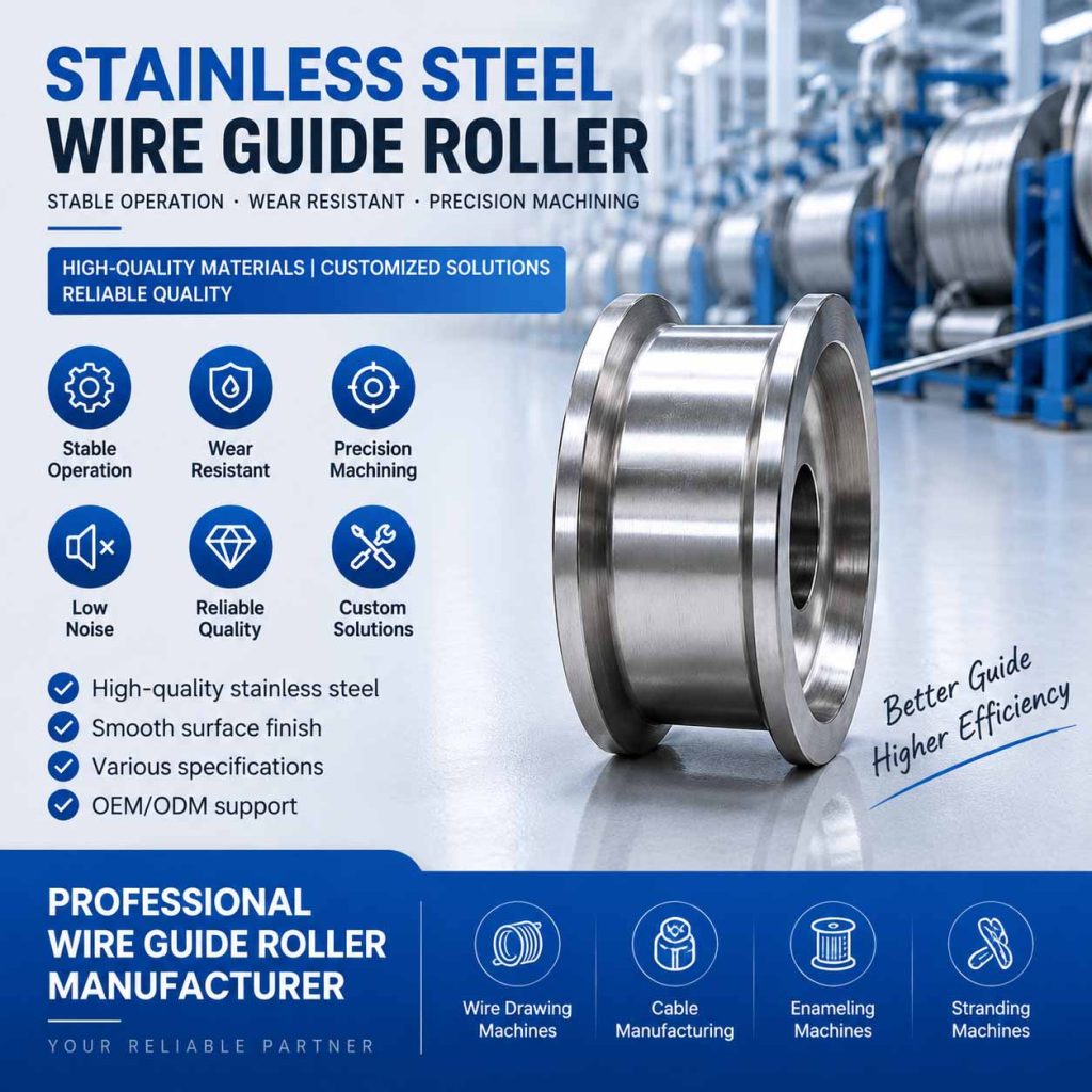 Stainless Steel Wire Guide Roller