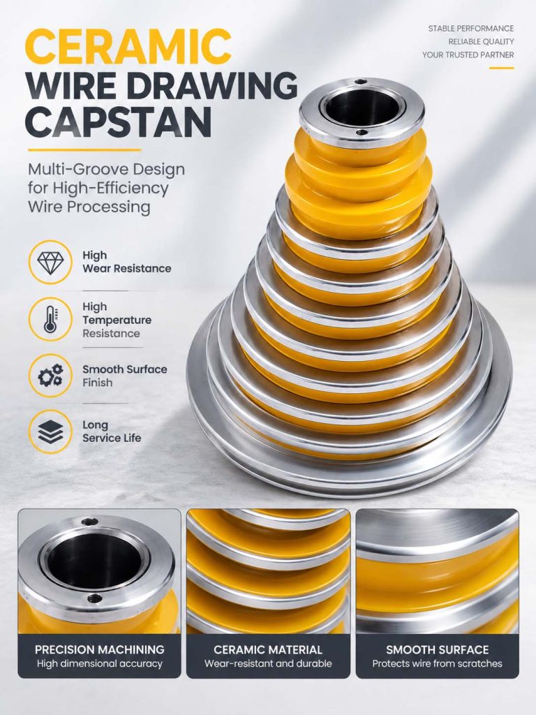 Ceramic Fine Wire Drawing Capstan