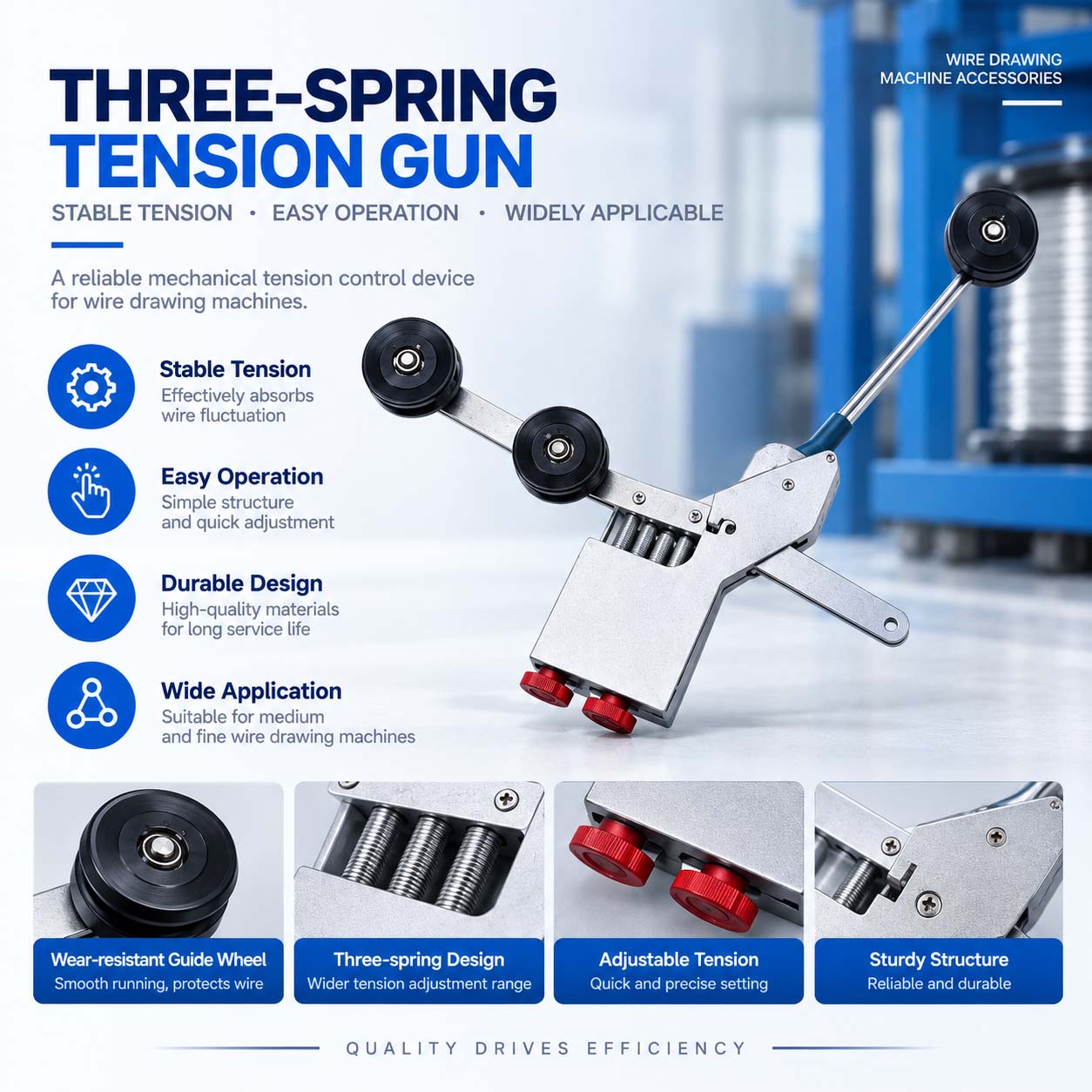 Triple Spring Tension Gun