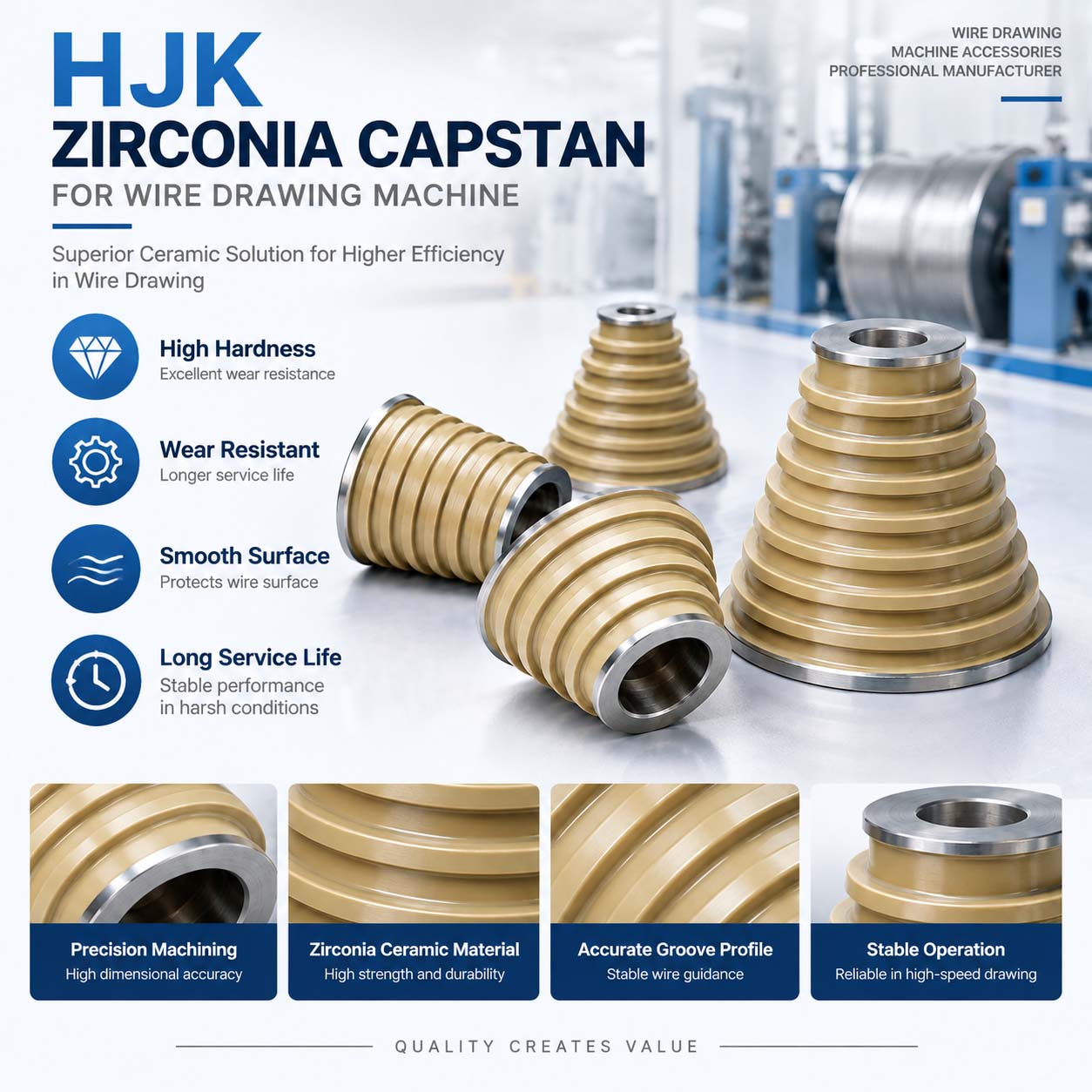 HJK Zirconia Capstan