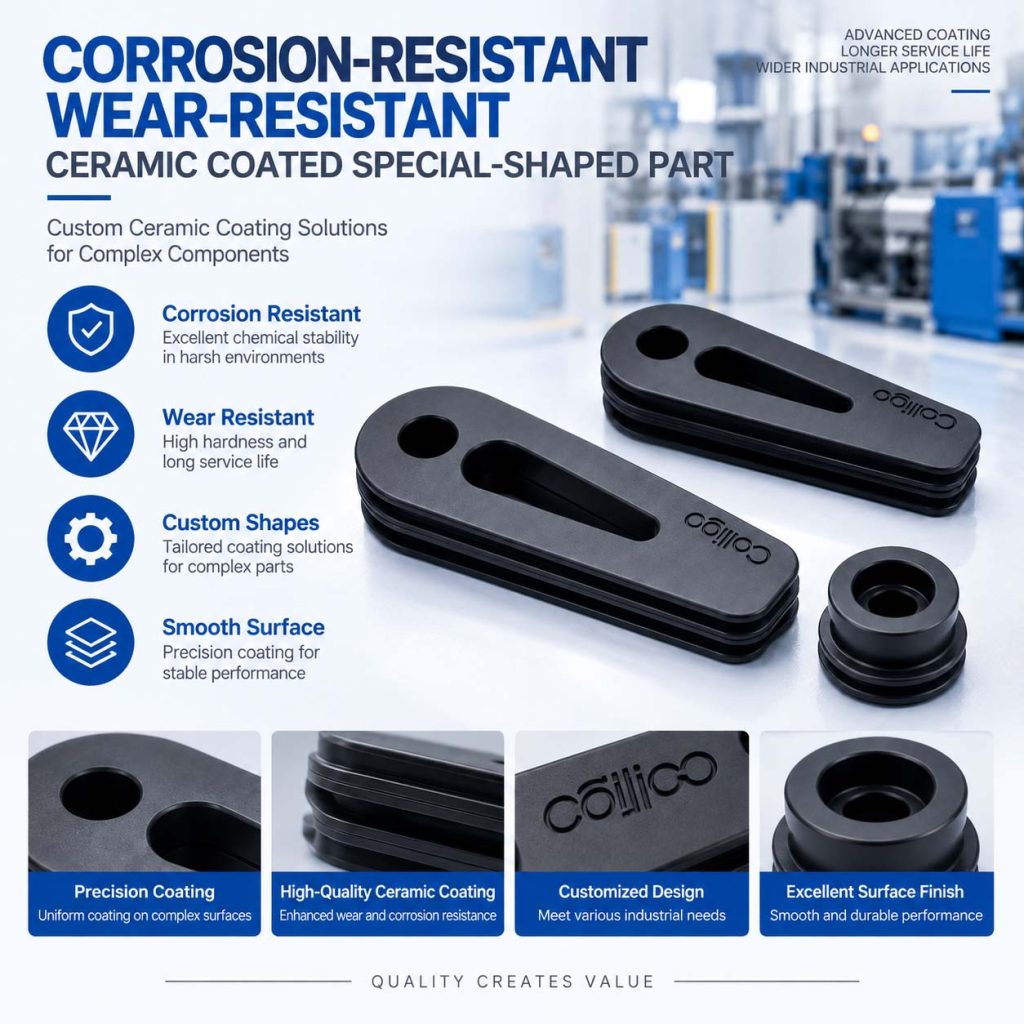 Corrosion-Resistant Wear-Resistant Ceramic Coated Custom Parts