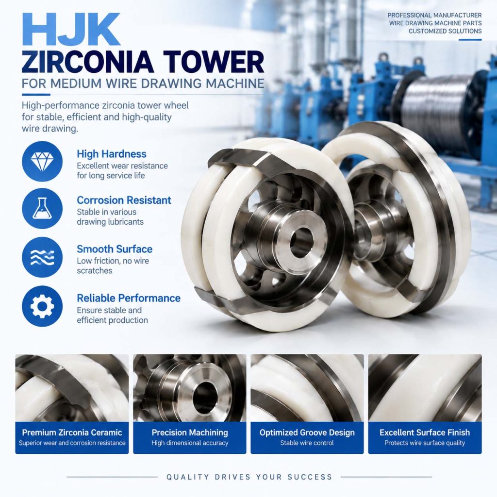 Zirconia Capstan for Medium Wire Drawing Machine