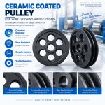 Wear-Resistant Ceramic Coated Pulley