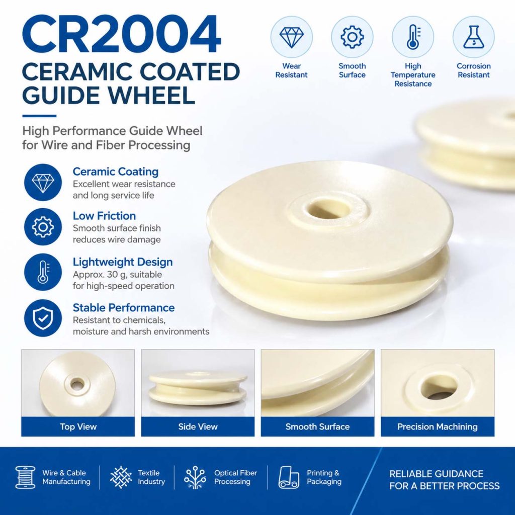 CR2004 Ceramic Coated Guide Wheel