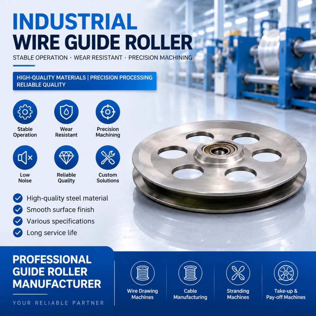 Industrial Wire Guide Roller Wear-Resistant Coating