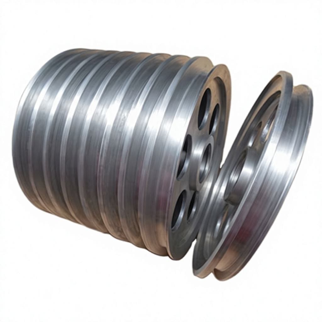 Wholesale Aluminum Alloy Spray Ceramic Wire Guide Pulley OD160 mm for Wire Drawing Machine Wear Resistant