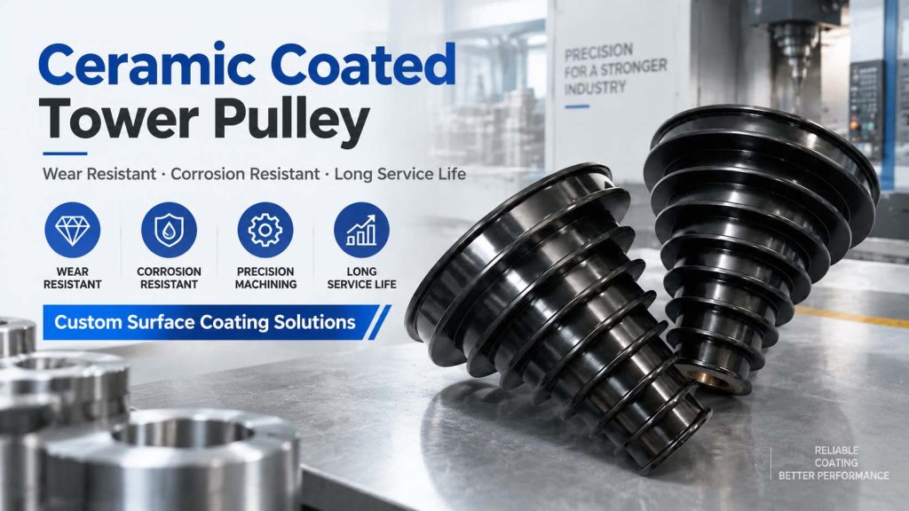 Ceramic Coating for Tower Pulley