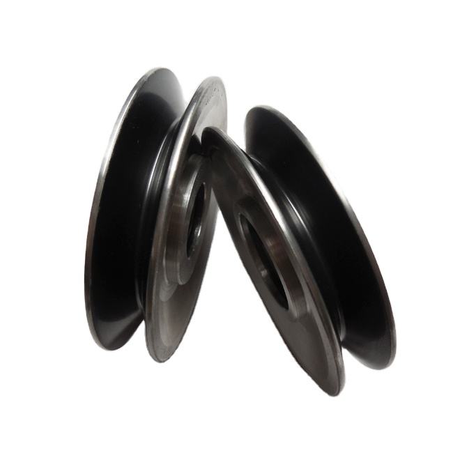 Small Ceramic Coated Electric Wire Pulley Wheel 60(D)*13(T) with Bearing