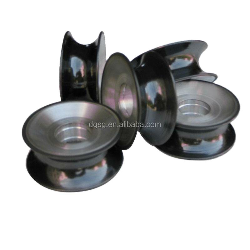 350 Flat Belt Leading Pulley Chrome Oxide Coated Aluminum/Steel for Wire Drawing OEM Customizable Extruding Machine Accessories