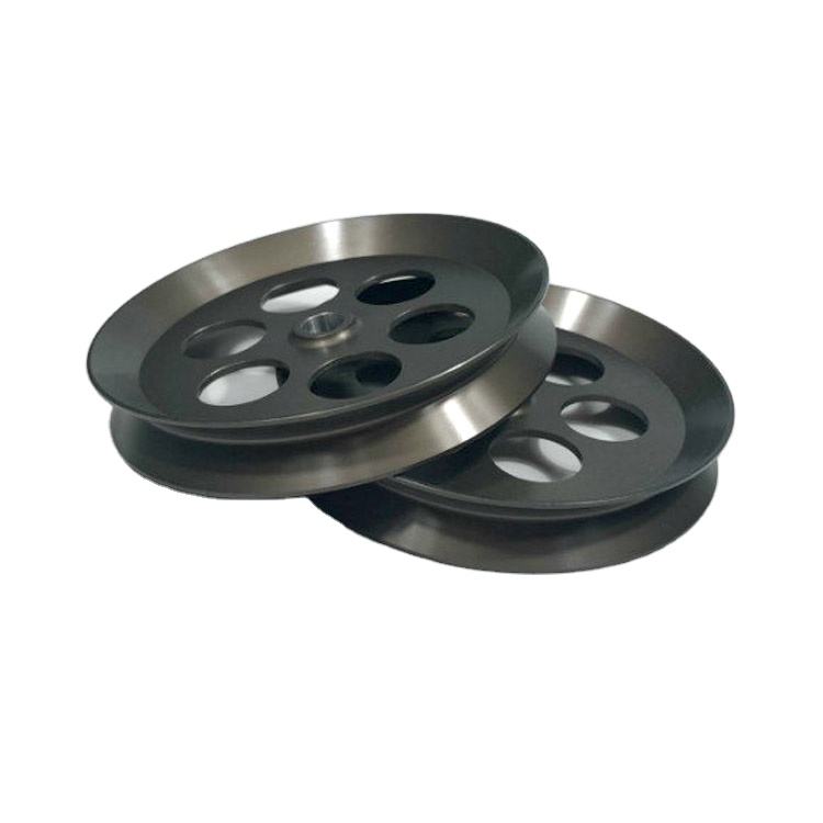 Hard Anodize Combined Fiber Optic Cable Pulley for Wire and Cable Application