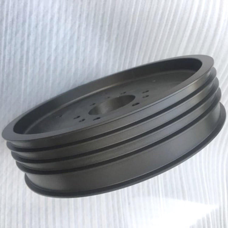 Processing of Flat groove U-groove Multi groove Anodized Aluminum Pulley for Wire Drawing