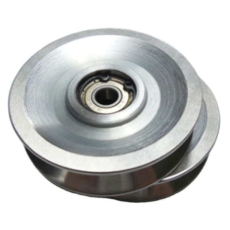 Wire & Cable Equipment Pulley Chrome Plated Steel Capstan , Pay-Off Wire Guide Idler Pulley