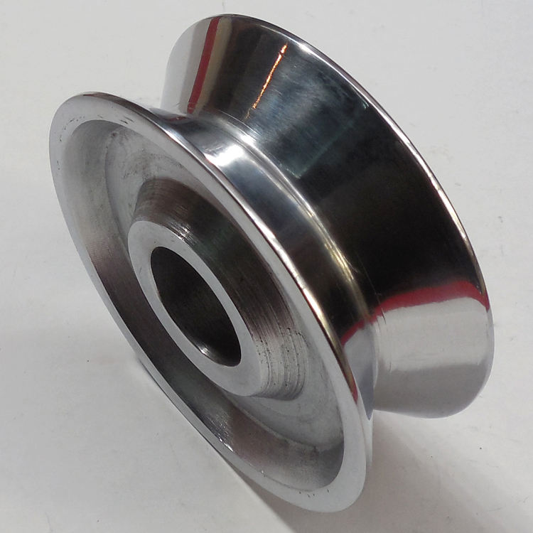 Chrome Plated Steel Round Belt Pulley for Wire Cable Industry V-Belt