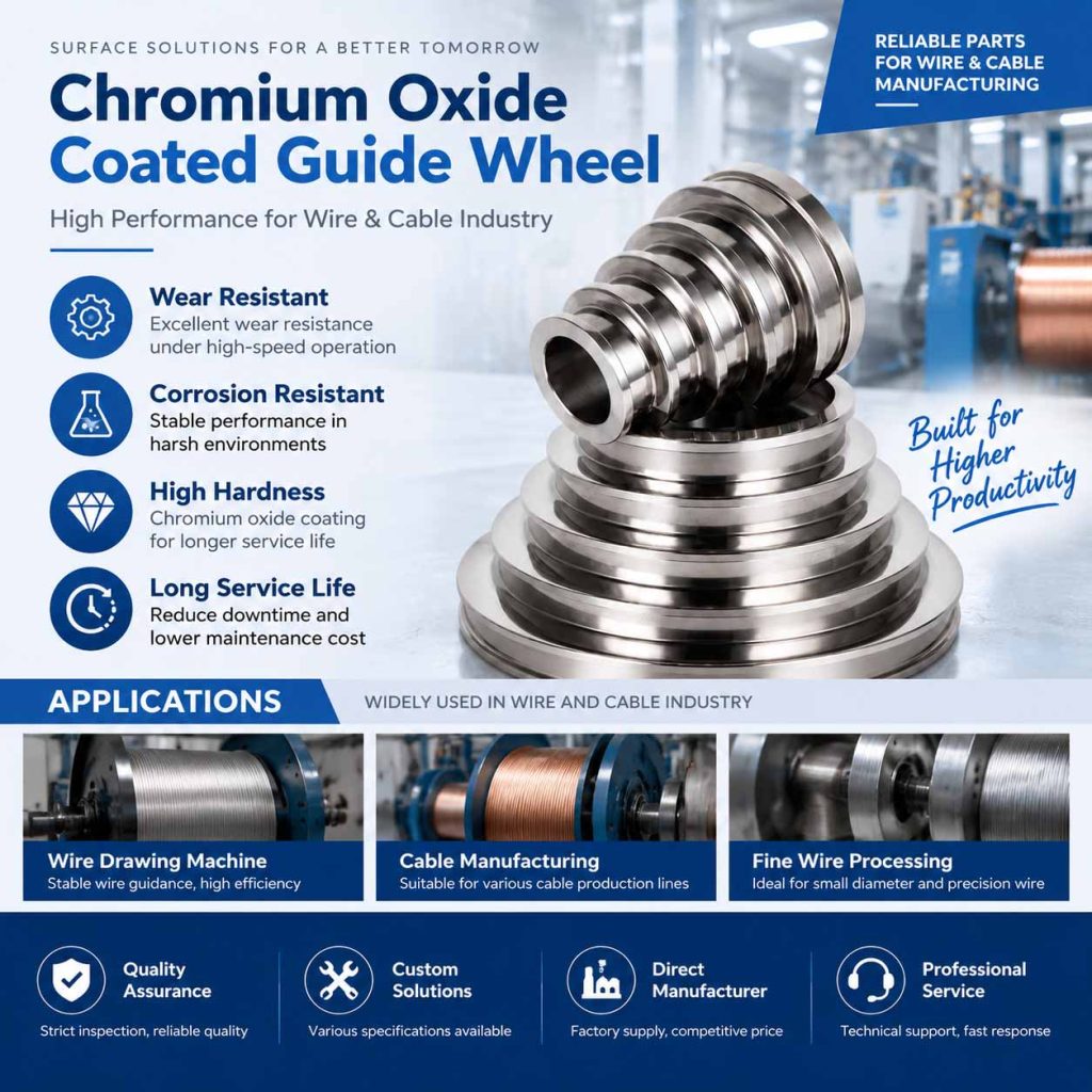 Fine Wire Drawing Tower Wheel and Zirconia Guide Wheel