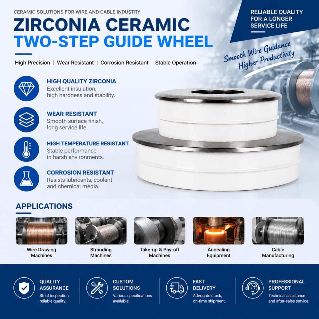 Zirconia Medium Wire Drawing Tower Wheel