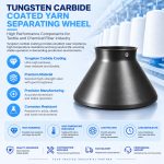 Ceramic Coating on Metal Surface of Yarn Separating Wheel