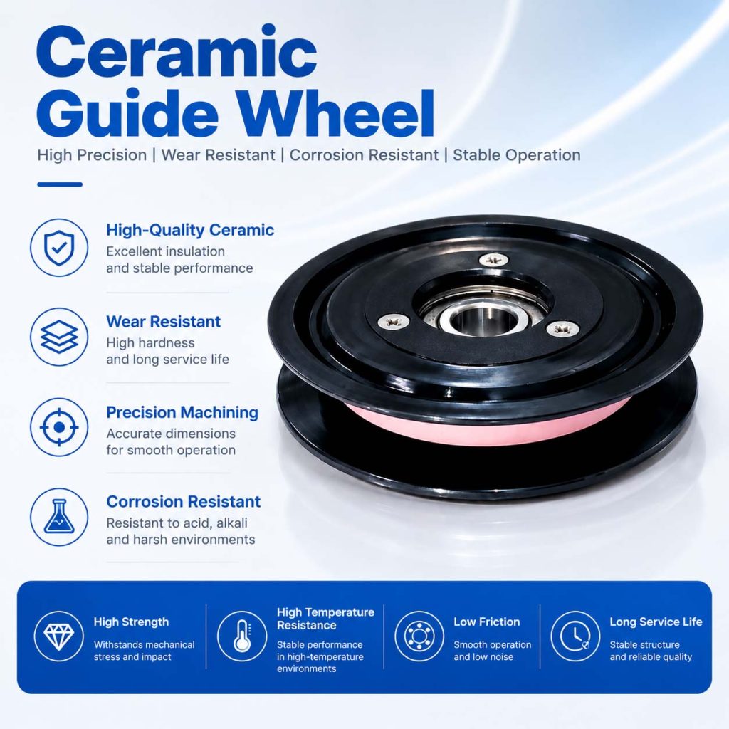 CR1008 Tungsten Carbide Coated Guide Wheel Assembly