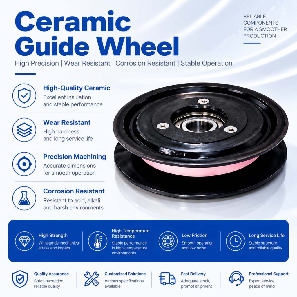 CR1002 Ceramic Coated Guide Wheel Assembly