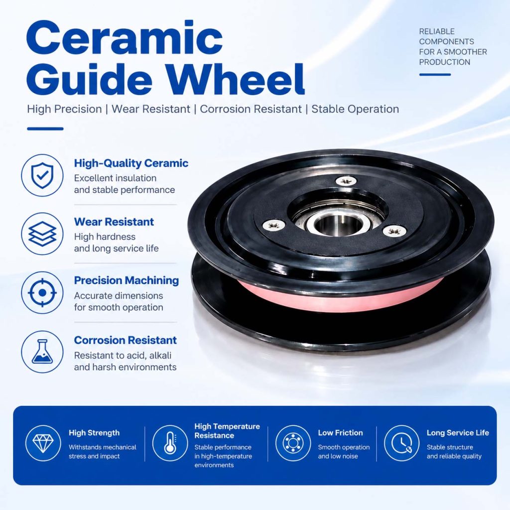 CR1006 Thermal Spray Coated Guide Wheel Assembly