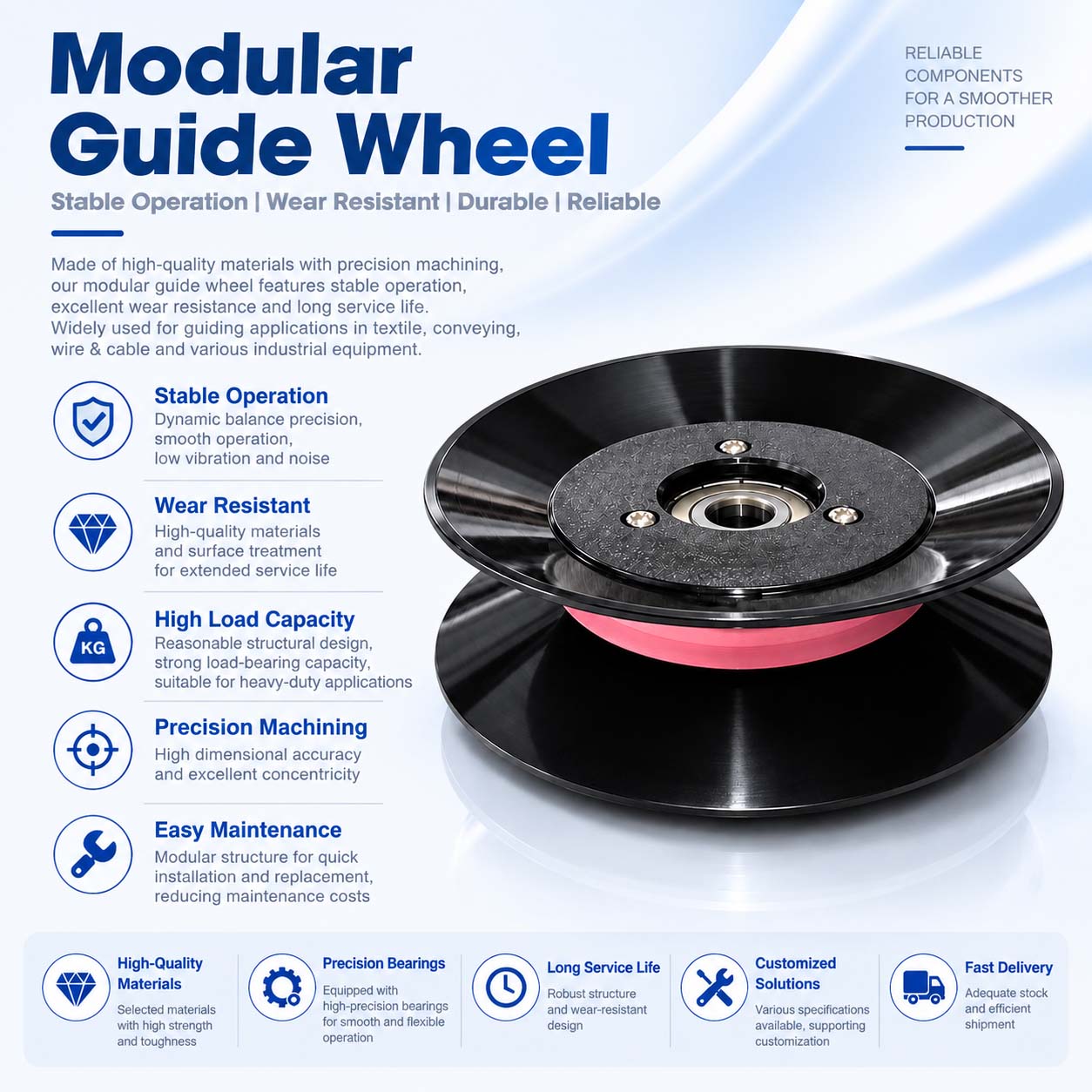 9.3g Modular Guide Wheel Assembly 9.3g Modular Guide Wheel Assembly