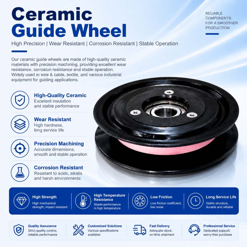 CR1014 Hard Alloy Metal Ceramic Guide Wheel
