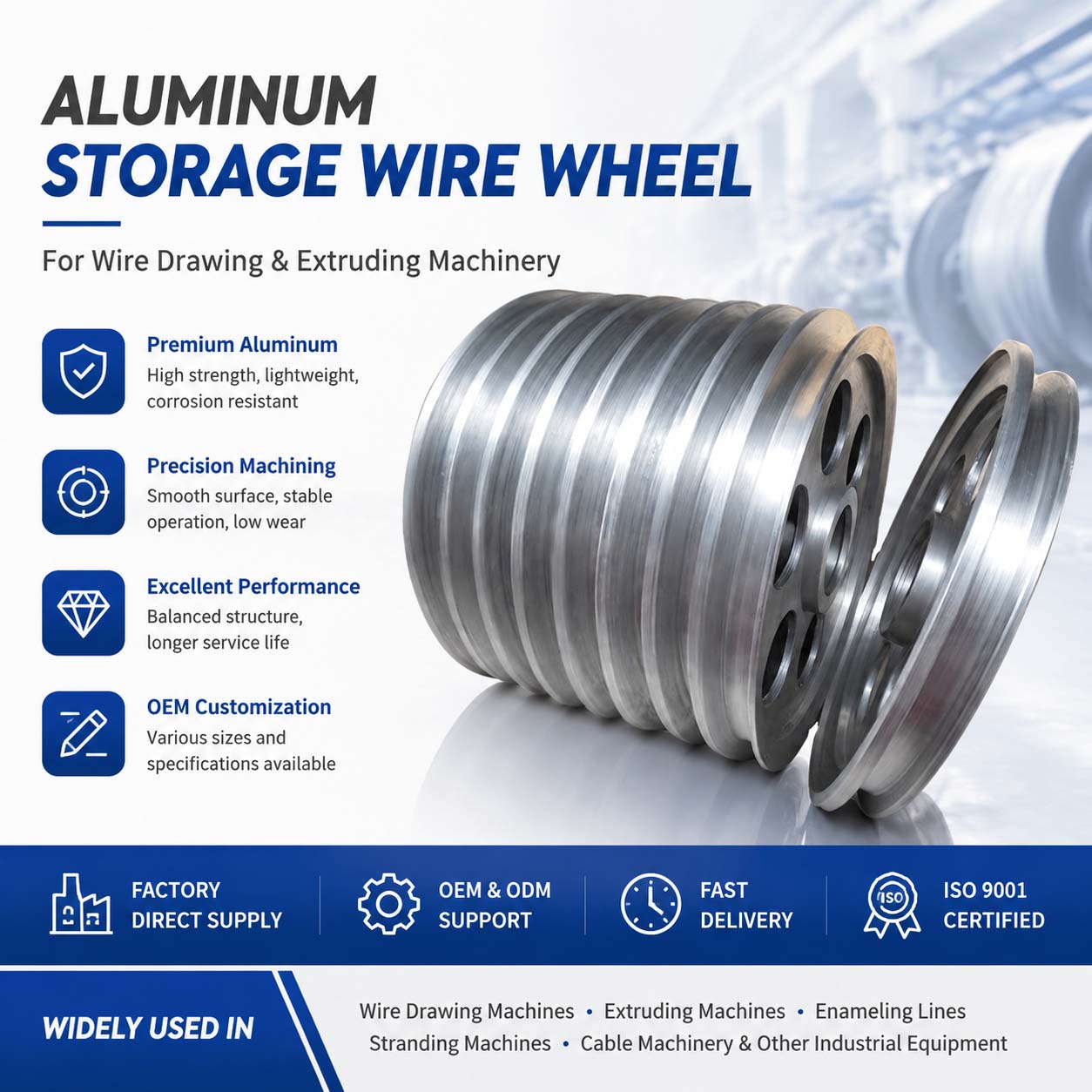 Wholesale Aluminum Alloy Spray Ceramic Wire Guide Pulley OD160 mm for Wire Drawing Machine Wear Resistant Wholesale Aluminum Alloy Spray Ceramic Wire Guide Pulley OD160 mm for Wire Drawing Machine Wear Resistant