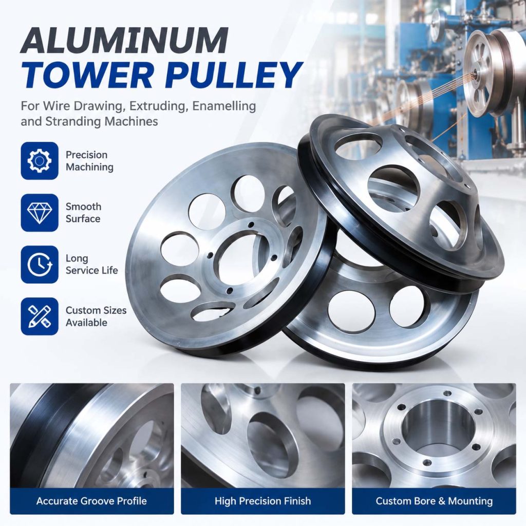 Fiber Pay-Off Machine Fly Pulley Wheel industrial application case
