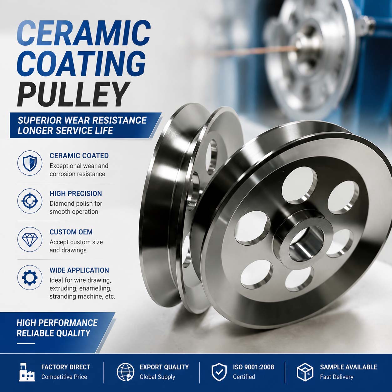 Tungsten Carbide Guide Wheels and Wire – Passing Wheels Are Wire and Cable Drawing Accessories