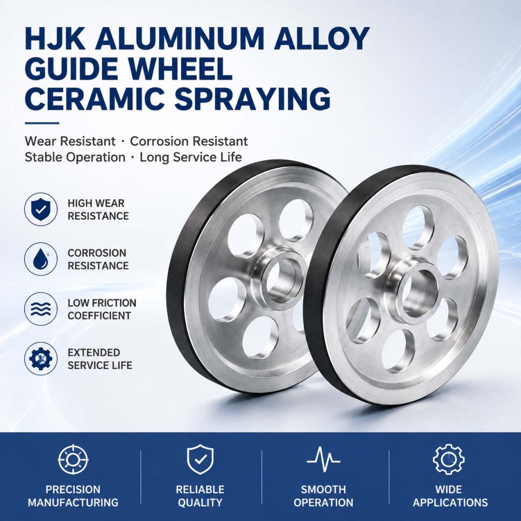 Ceramic Coated Aluminum Alloy Guide Roller