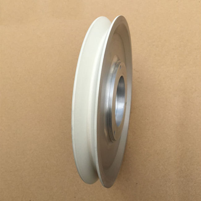 Spraying White and Black Ceramic Copper Wire Guide Aluminum Wheel
