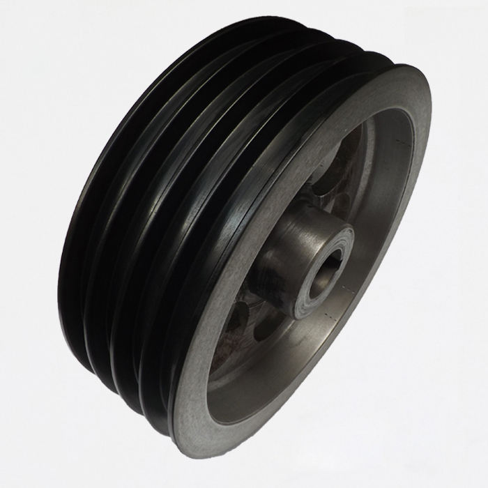 Custom 4 groove Ceramic Coated Wire Drawing Driven Pulley