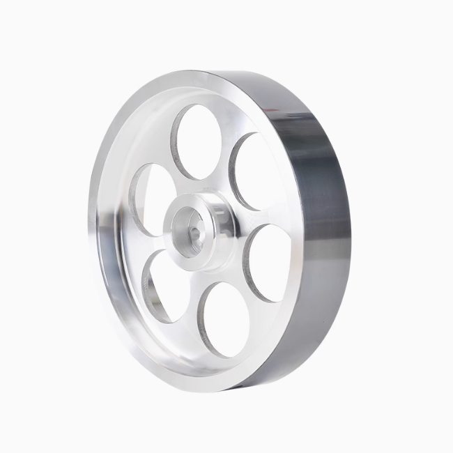 PU Coated Pulley 191*40 With Coating Ceramic Meter Counting Pulley 191*40