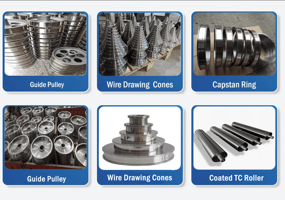 Tungsten Carbide Guide Wheels and Wire – Passing Wheels Are Wire and Cable Drawing Accessories