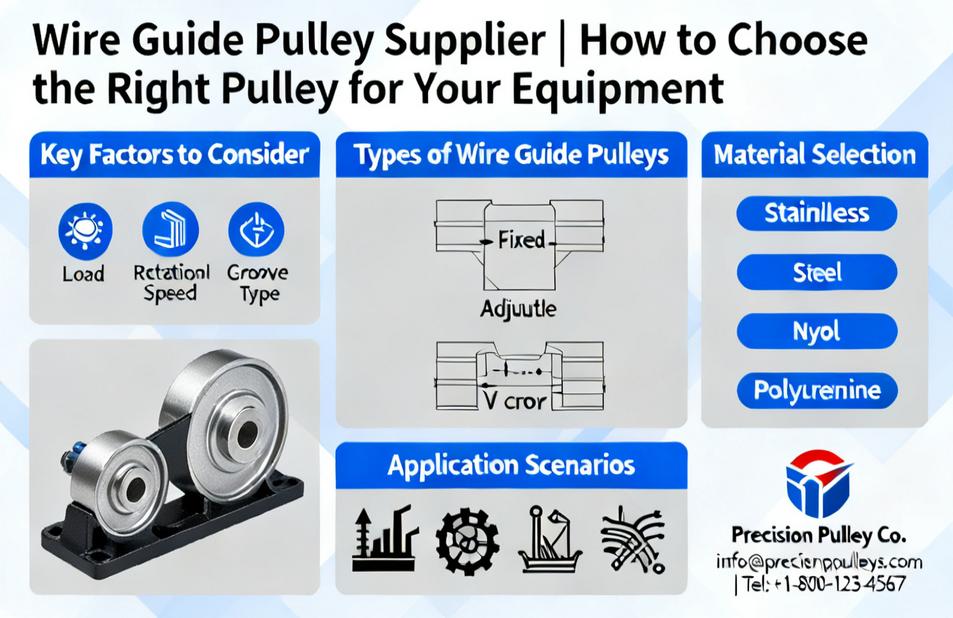 Wire Guide Pulley Supplier | How to Choose the Right Pulley for Your Equipment