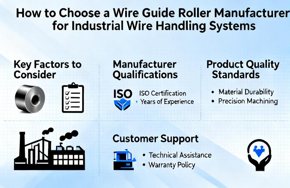 How to Choose a Wire Guide Roller Manufacturer for Industrial Wire Handling Systems
