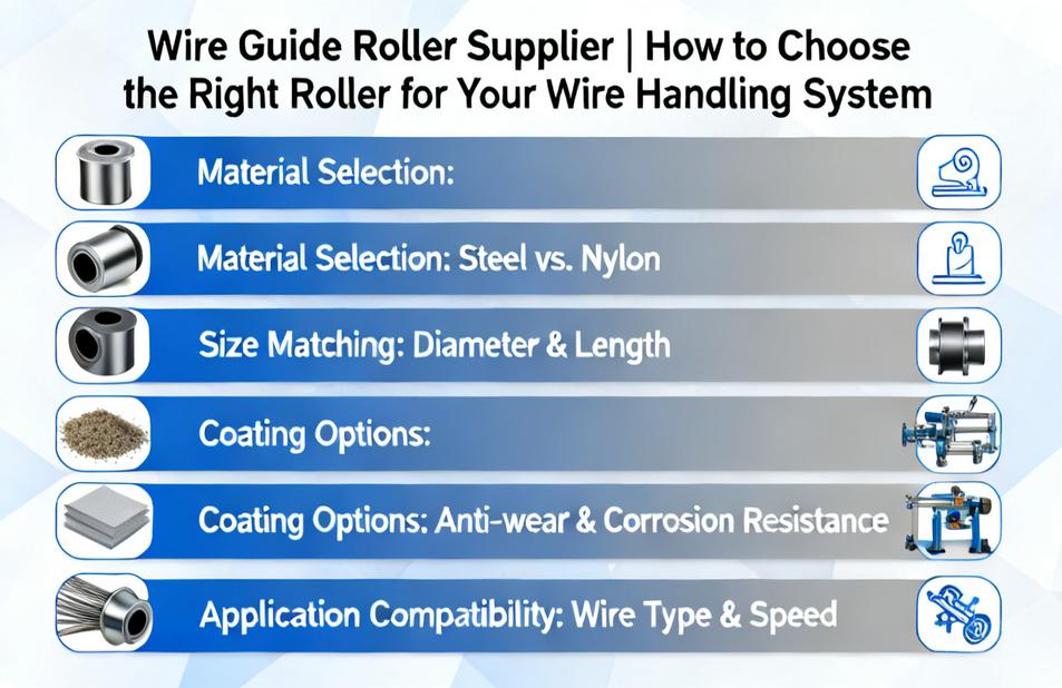 Wire Guide Roller Supplier | How to Choose the Right Roller for Your Wire Handling System