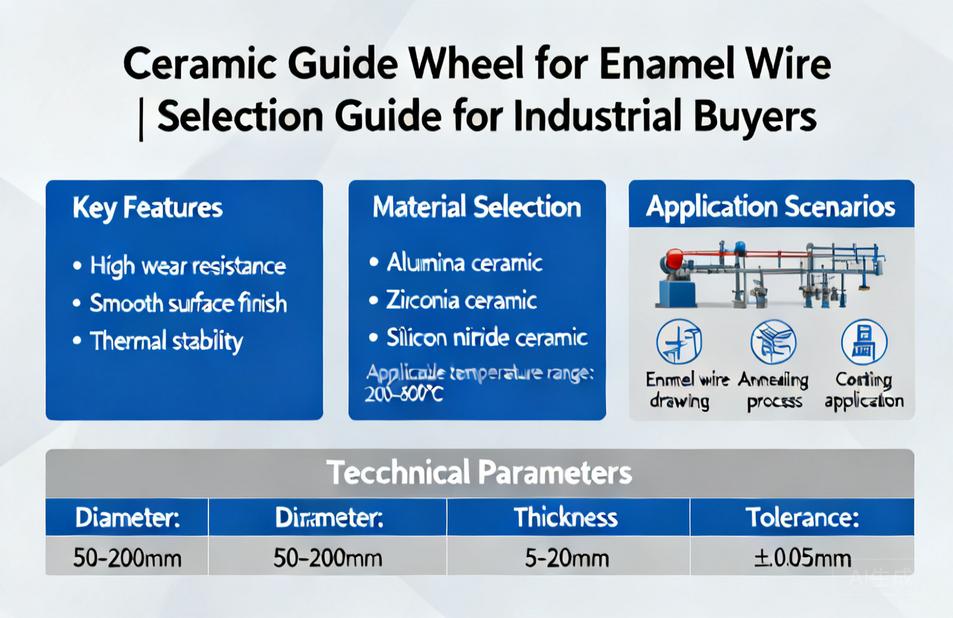 Ceramic Guide Wheel for Enamel Wire | Selection Guide for Industrial Buyers