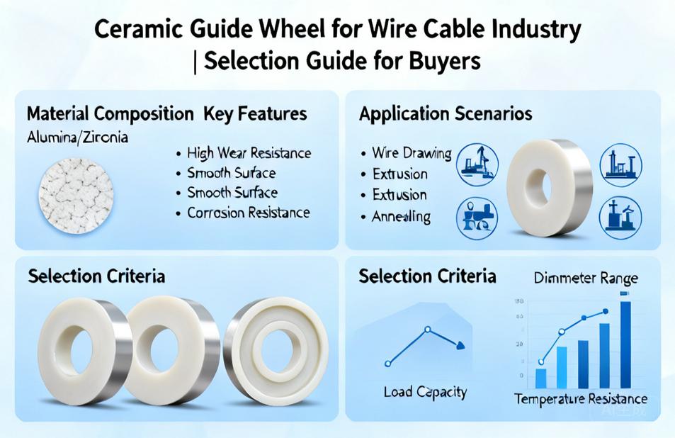 Ceramic Guide Wheel for Wire Cable Industry | Selection Guide for Buyers